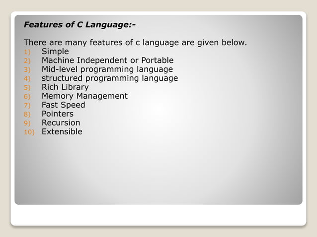 C Programming Language Tutorial for beginners - JavaTpoint | PPT
