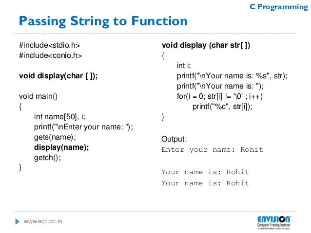 C Program To Display Name And Address