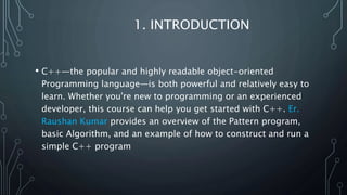 C++ programming pattern | PPTX