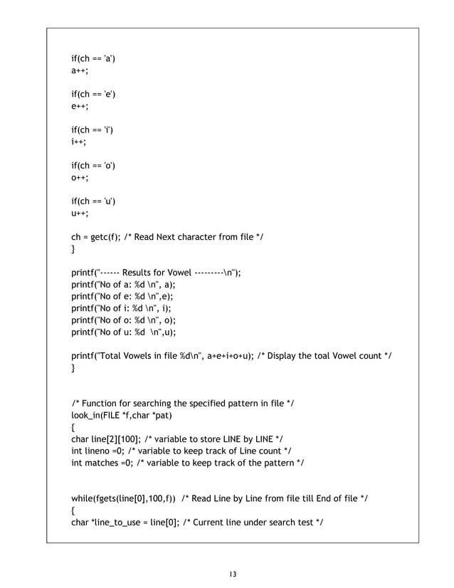 C Programming Project