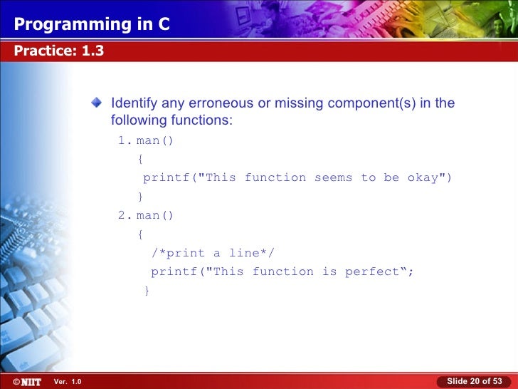 C programming session 01