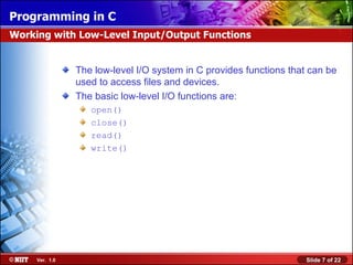 C programming session 14 | PPT