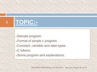 C programming slide c02 | PPT