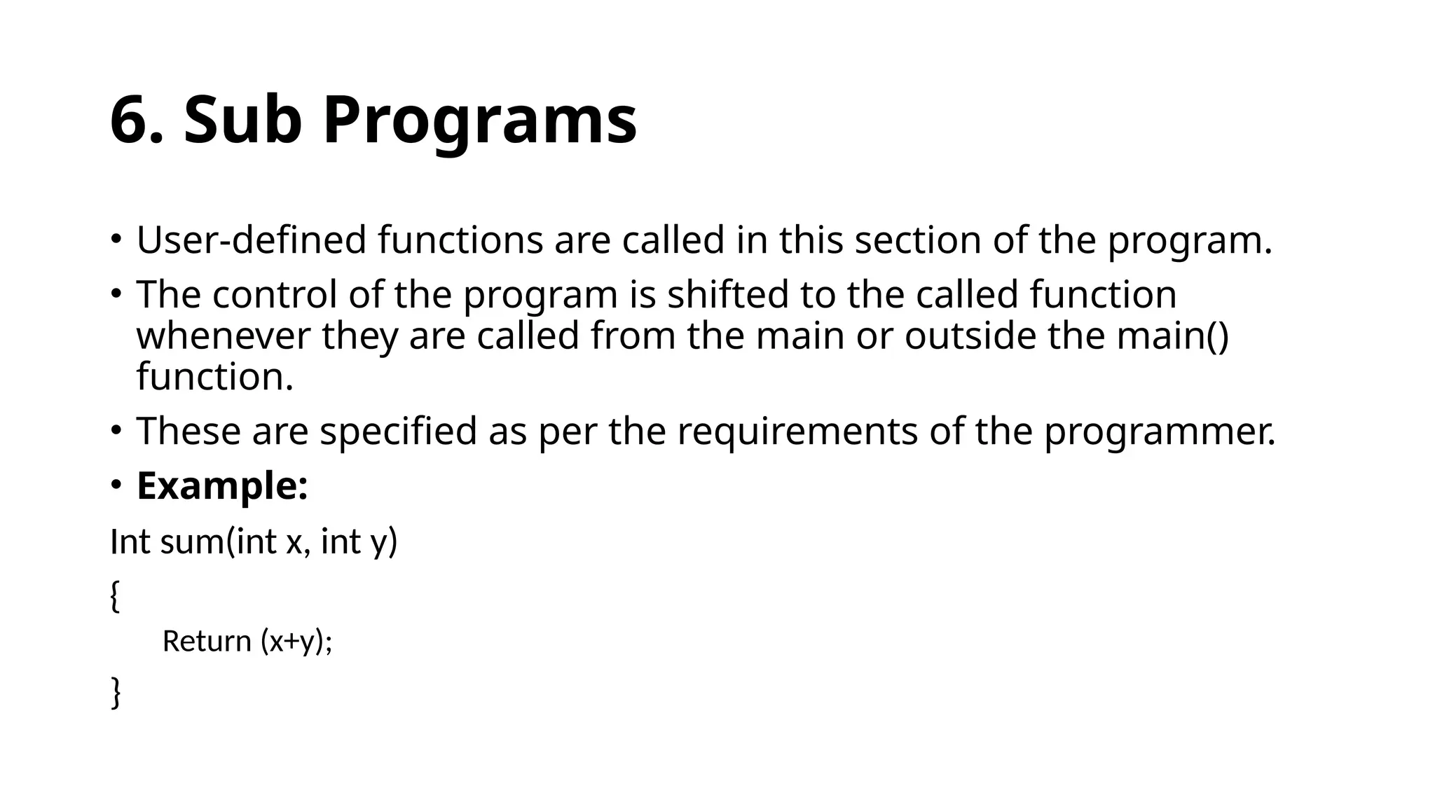 C Programming: Basic Structure of C Program | PPTX