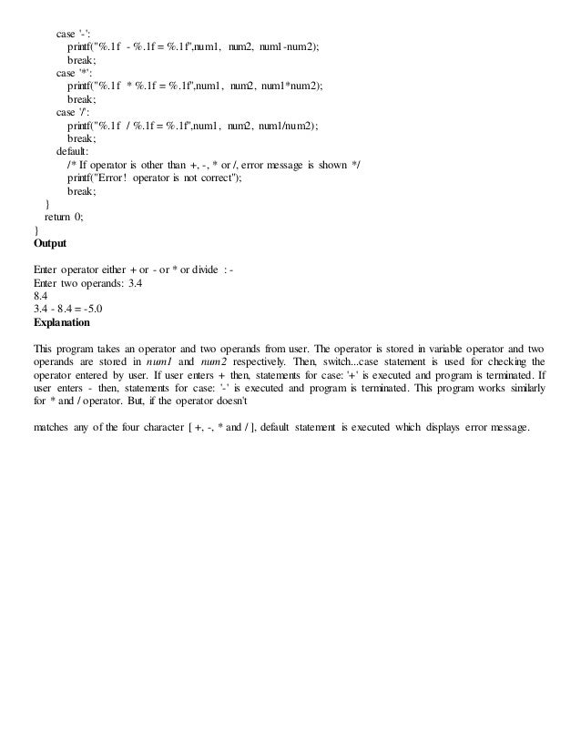 C programming tutorial