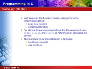 C programming unit 01 | PPT