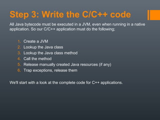 C++ programming with jni | PPT