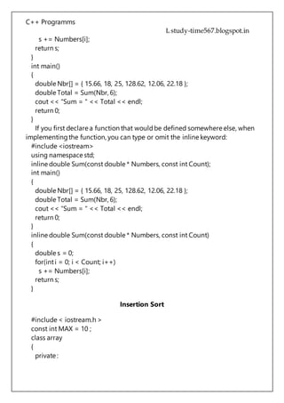 C++ programs | PDF