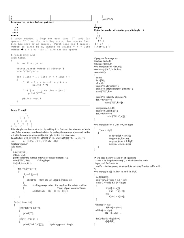 Computer programming subject notes. Quick easy notes for C Programming ...