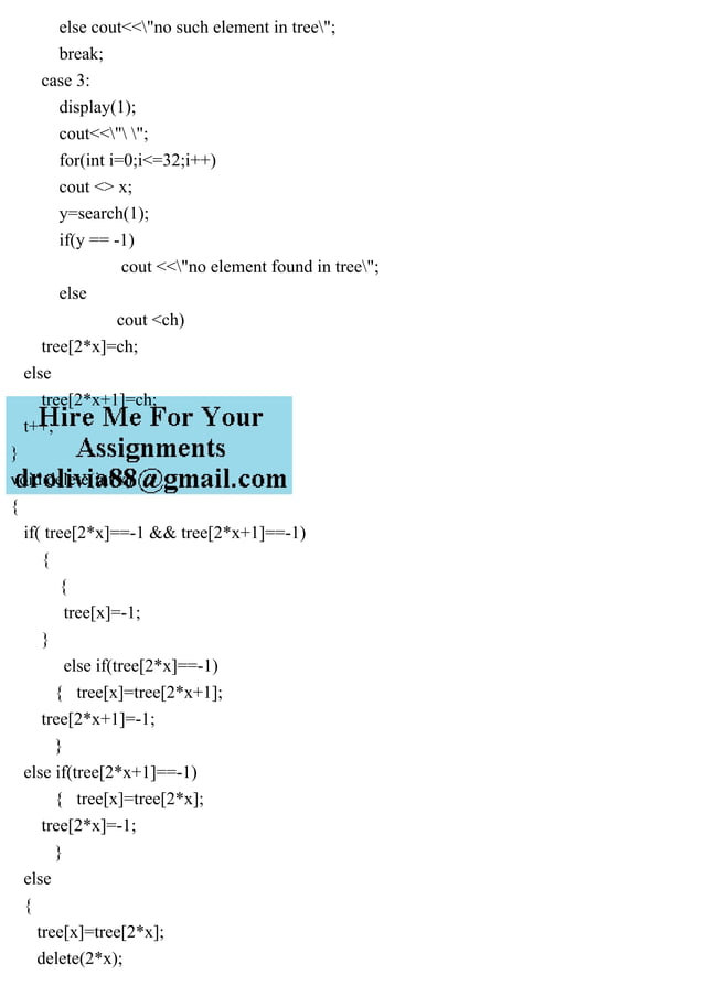 c++ program to operate on binary search tree#includeiostream.pdf
