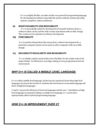 C++ project | DOCX | Programming Languages | Computing