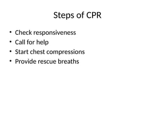 Comprehensive Guide to Cardiopulmonary Resuscitation (CPR) Techniques ...