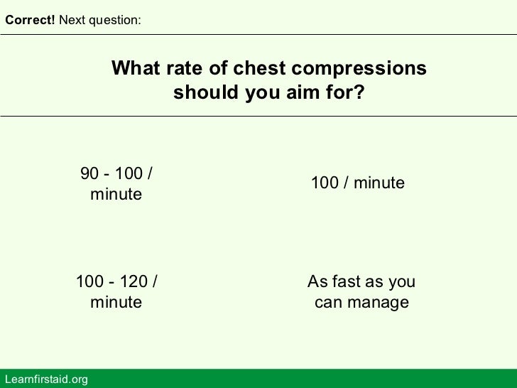 CPR Quiz free online first aid training