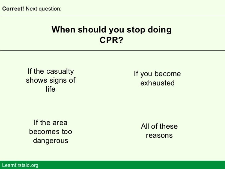 Cpr Test Answer Sheet