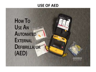 USE OF AED
 