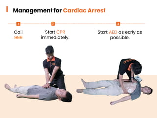 CPR life saving lecture for first aider to improve their knowledge | PPTX