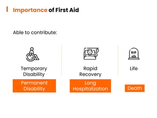 CPR life saving lecture for first aider to improve their knowledge | PPTX