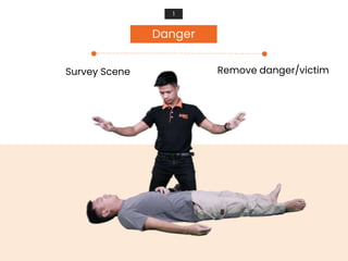 CPR life saving lecture for first aider to improve their knowledge | PPTX