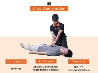 CPR life saving lecture for first aider to improve their knowledge | PPTX
