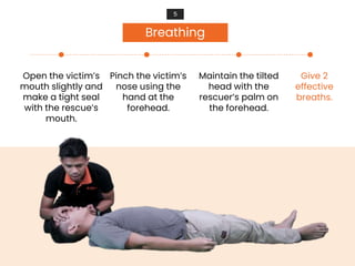 CPR life saving lecture for first aider to improve their knowledge | PPTX