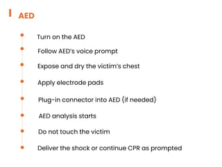 CPR life saving lecture for first aider to improve their knowledge | PPTX