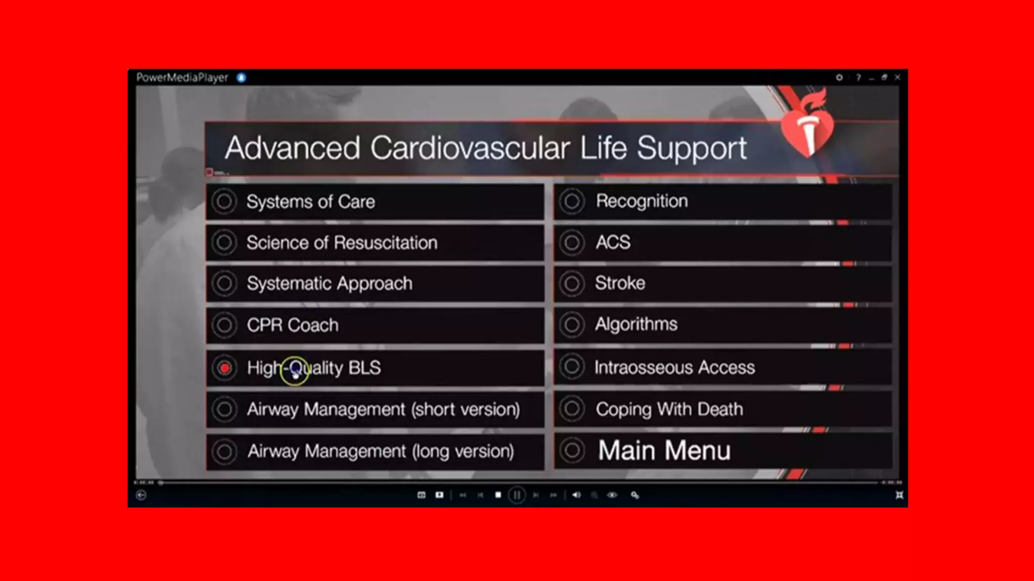 Advanced Cardiac
Life Support
 
