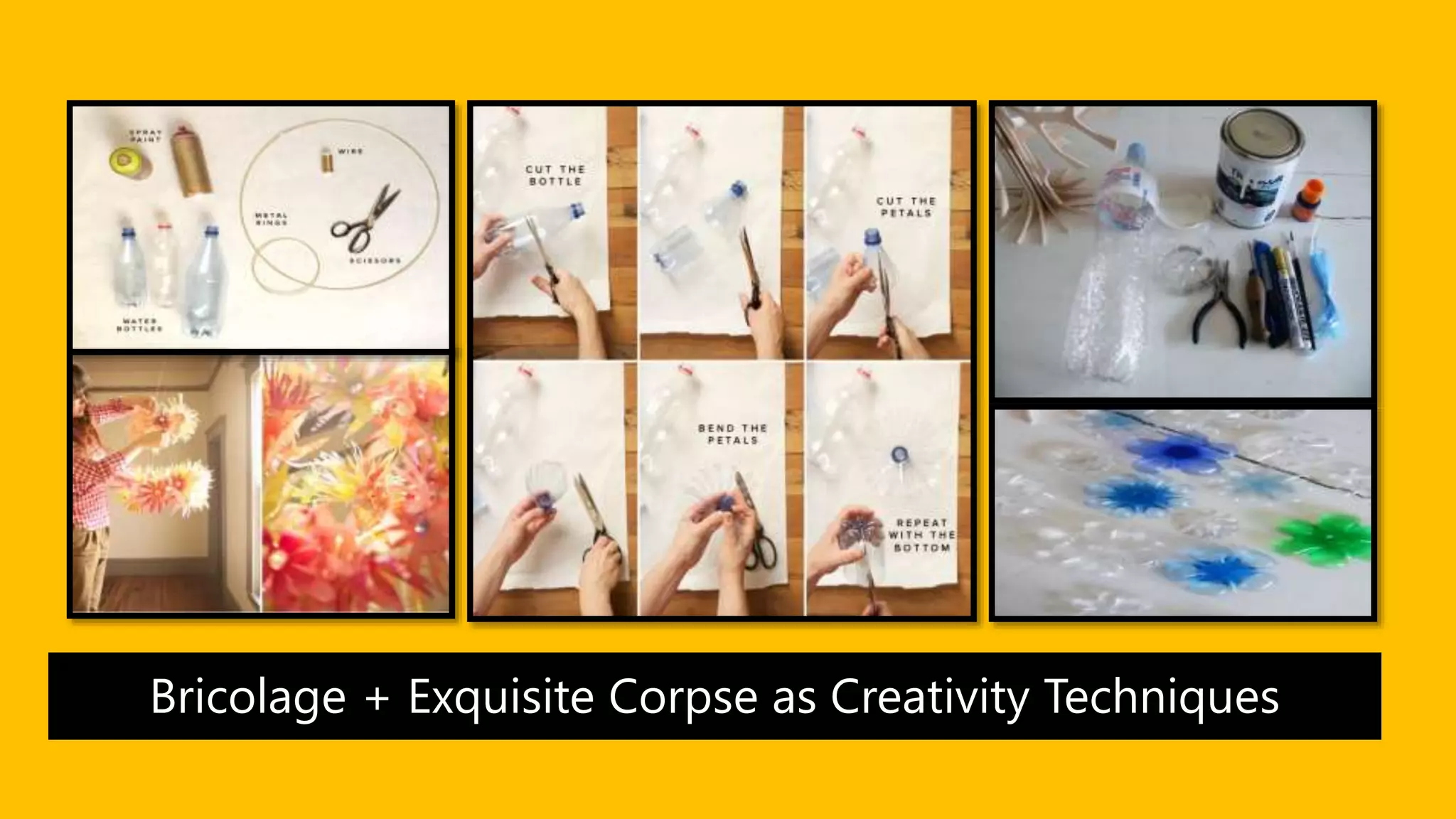 Bricolage + Exquisite Corpse as Creativity Techniques
 