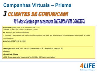 CPS21ObjetivoFornecer aos concessionários uma estratégia completa de CRM, buscando o conhecimento dos hábitos dos clientes, aumentando sua retenção e satisfação, com o auxilio de moderna tecnologia e acompanhamento constante.“Você pode retardar a tecnologia, mas o custo de retardá-la é geralmente alto.”Andrew S. GrovePast Chairman Intel Corp.