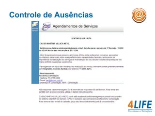 4º Passo- Interagir/PersonalizarOBJETIVOSOferecer comodidade, conveniência, facilidade e resultados aos concessionários, através de possibilidades de alternativas personalizadas, para maximizar o retorno sobre o investimento no relacionamento com os clientes. A interação eficaz com o mercado é fator decisivo para fidelização e aumento da lucratividade das concessionárias.
