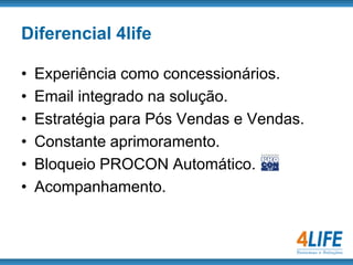 Envio mensal para seus clientes com e-mail;