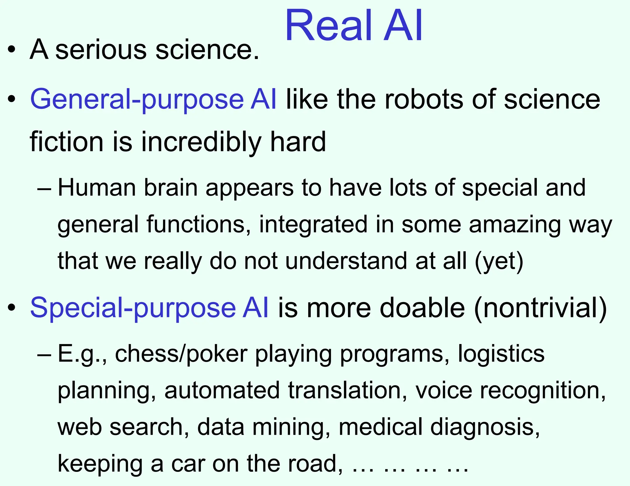 Cps270 Intro Artificial Intelligence Ppt Cps270 Intro Artificial Intelligence Ppt