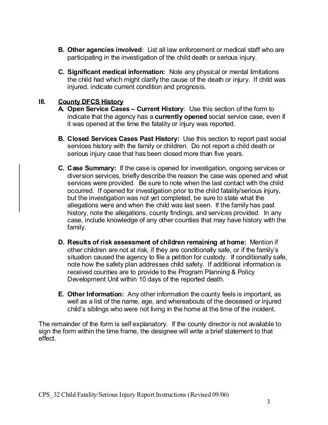 Cps 32 i child fatality-serious injury report instructions