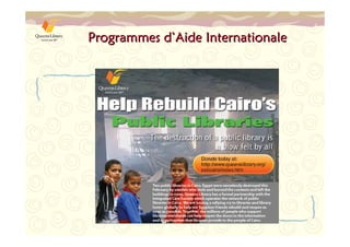 PPrrooggrraammmmeess dd’’AAiiddee IInntteerrnnaattiioonnaallee 
 