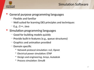 Simulation-System Modeling and Simulation | PPTX