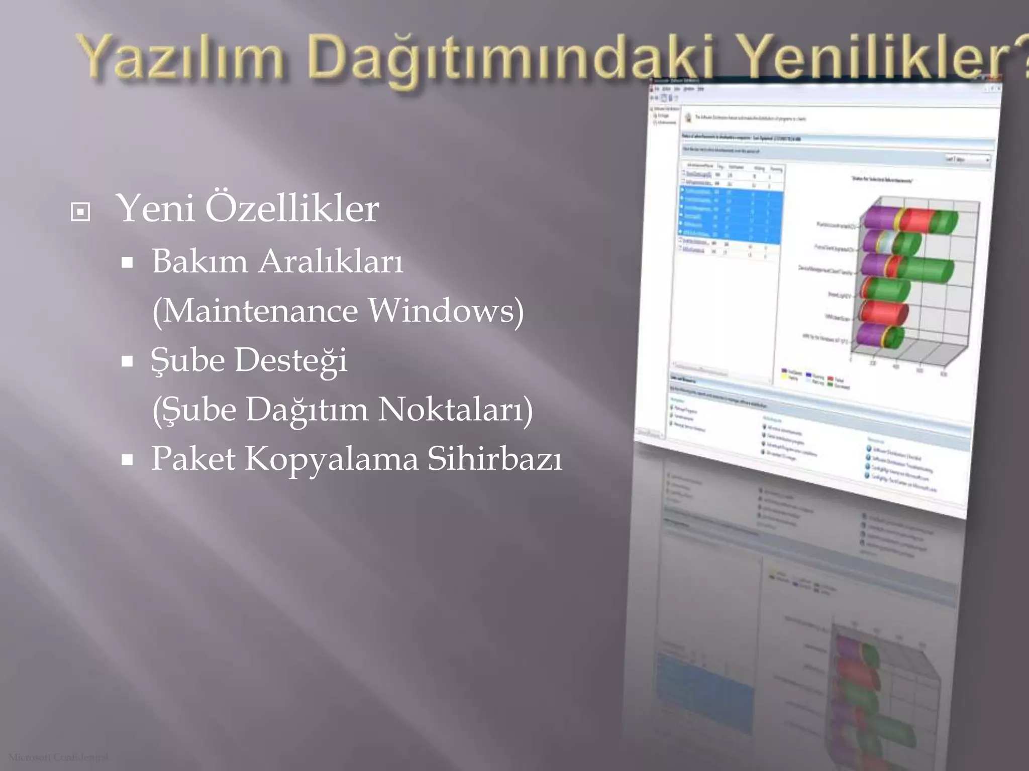 Yeni işletim sistemi üzerine uygulamaların yeniden 	yüklenmesiYan yana yükle