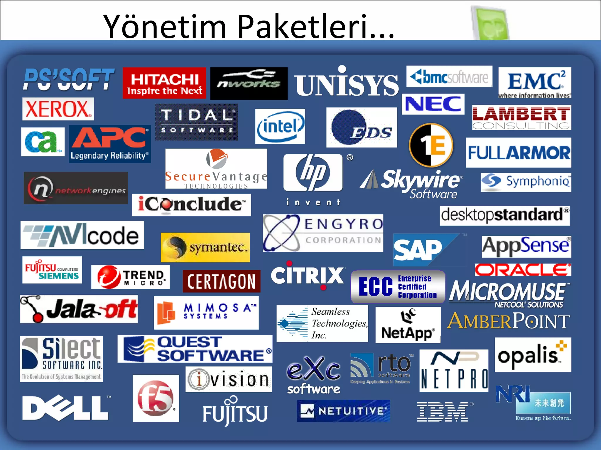 Yönetim Paketleri... 