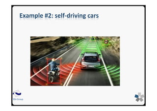 SEA Group
Example #2: self-driving cars
 