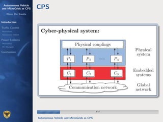 1ST DISIM WORKSHOP ON ENGINEERING CYBER-PHYSICAL SYSTEMS