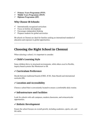 Montessori School Chennai – Choosing the Right Foundation for Your ...