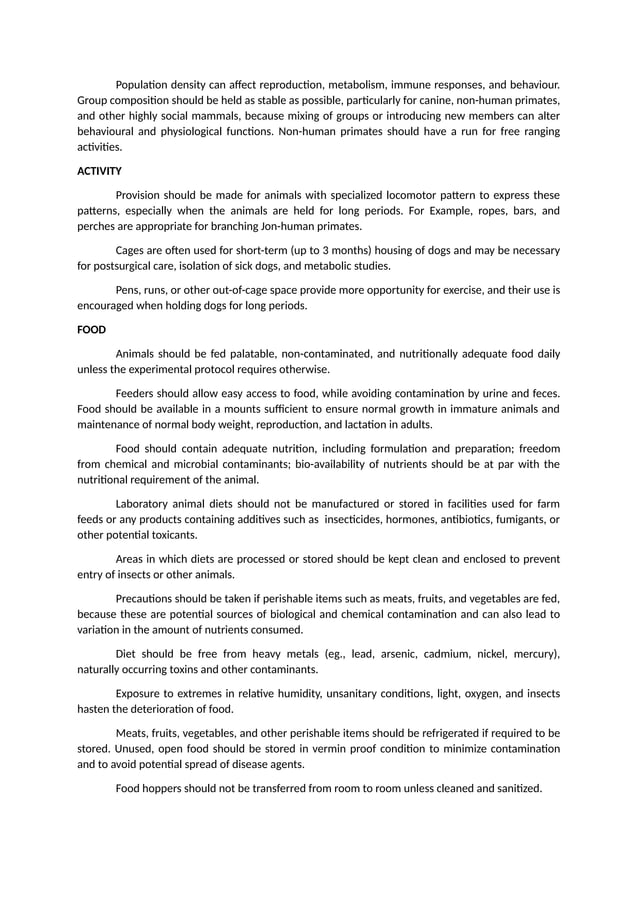 CPSEA GUIDELINES FOR LABORATORY ANIMAL FACILITY MOdule IV.docx