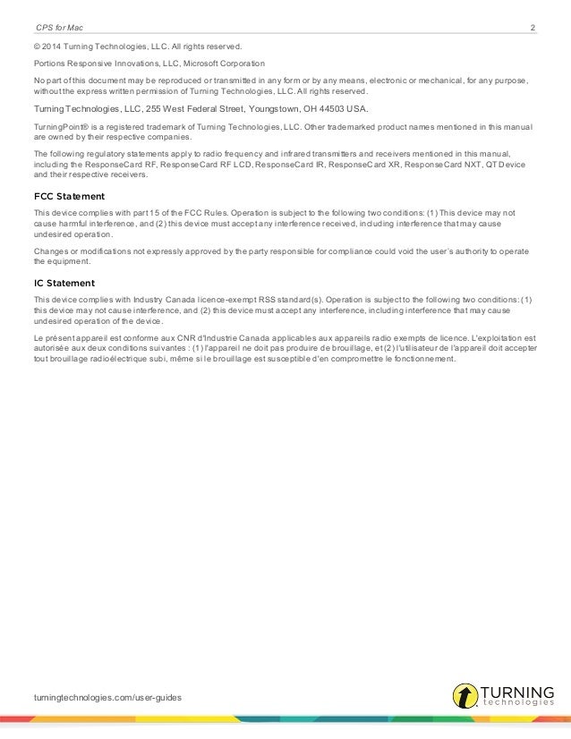 Cps for mac user guide