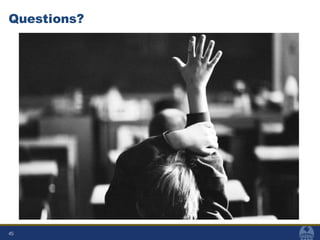Questions?
45
 