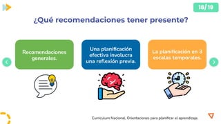 Planificacion efectiva para una clase, recoendaciones y componenetes de ...