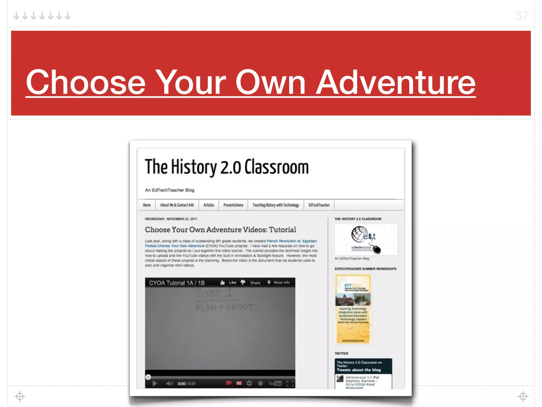 Choose Your Own Adventure
37
 