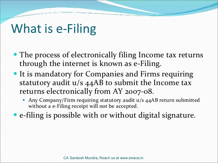 E Filing Of Income Tax Returns e-filing-of-income-tax-returns