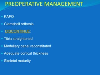 Congenital pseudoarthrosis of tibia | PPTX