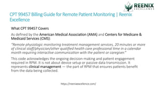 CPT 99457 Billing Guide for Remote Patient Monitoring Reenix Excellence ...