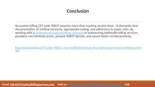 CPT Code 90837 How to Bill 60-Minute Psychotherapy Sessions Without ...
