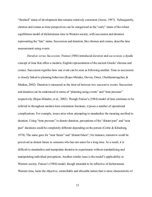 Cp Time Racial Ideology And Time Orientation Among African Americans
