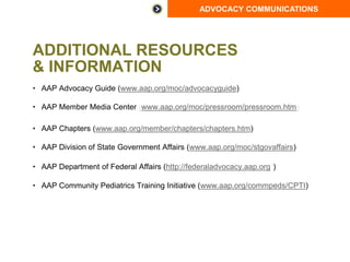advocacy communications aap powerpoint pres | PPT